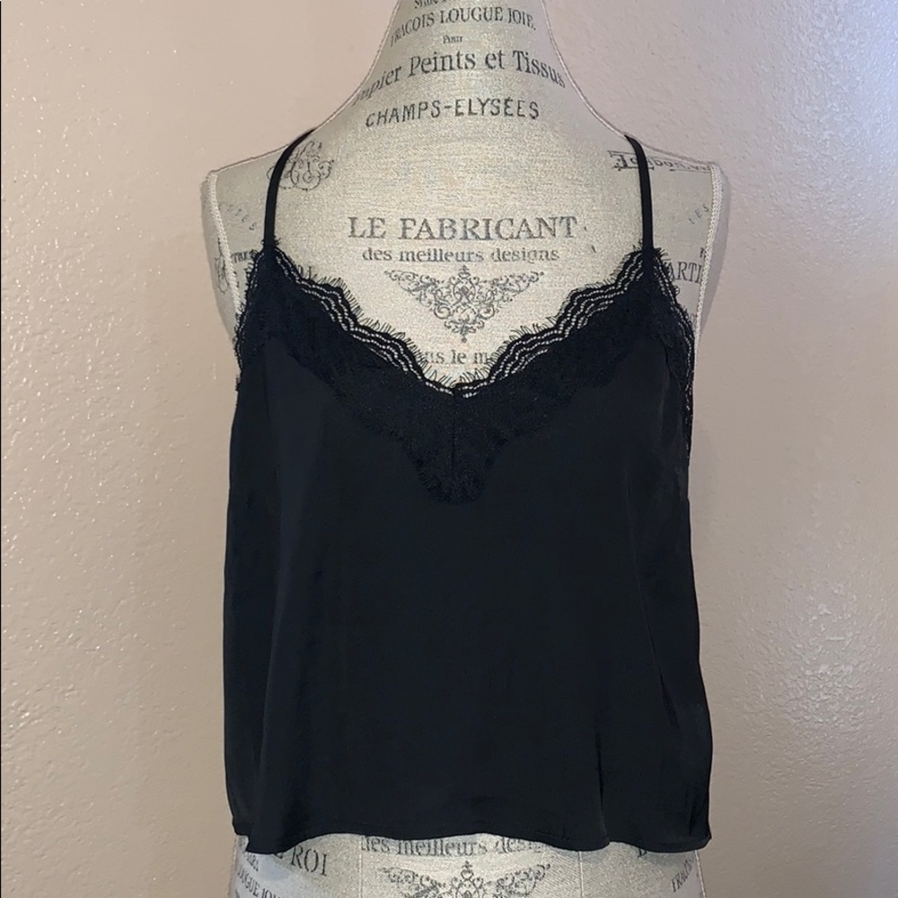 Black Lacy Top